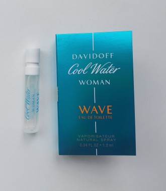 Продам новую женскую туалетную воду Davidoff Cool Water Wave Woman (пробник 1.2 . . фото 2