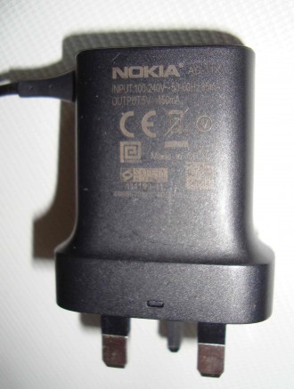 Сетевое зарядное устройство для   AC-11E \ AC-11 Nokia с разъемом тонкий штырек . . фото 6
