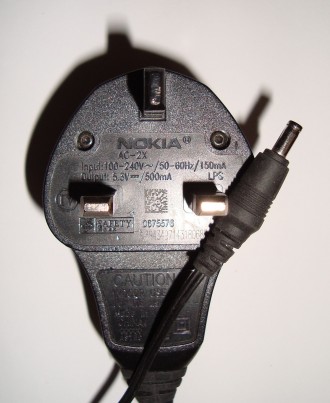 Сетевое зарядное Nokia ACP-2x 5.3v 0.5A (толстая Nokia)оригинальное устройство 
. . фото 7