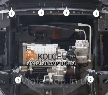 Защита двигателя для автомобиля:
Dongfeng Yudo K3 (2023-) Кольчуга
Защищает двиг. . фото 4