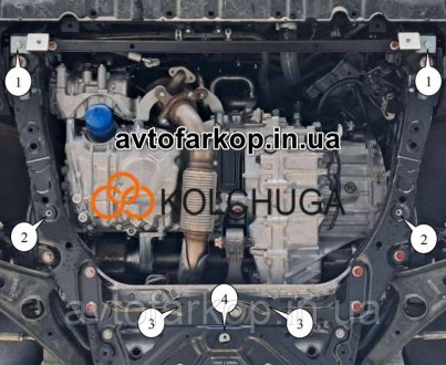 Защита двигателя для автомобиля:
Honda ZR-V (2022-) Кольчуга
Защищает двигатель,. . фото 4