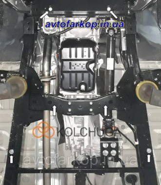 Защита коробки передач для автомобиля:
Mitsubishi L200 (2019-) Кольчуга
Защищает. . фото 4