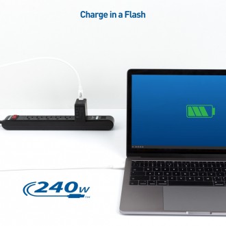 
	
	
	
	Мощность зарядки 240 Вт
	Кабель для зарядки USB Type-C с подачей питания. . фото 4