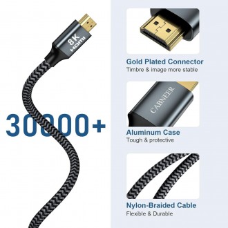 
	
	
	Описание продукта
	
	Почему стоит выбирать кабели CABNEER HDMI 2.1?
	1. Ка. . фото 2