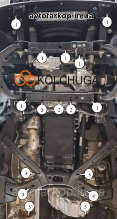 
Защита двигателя для автомобиля:
Volkswagen Amarok (2022-) Кольчуга
Защищает дв. . фото 4