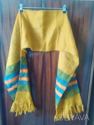 Продам шерстяной шарф в идеальном состоянии изготовленный в СССР.
Размеры ширин. . фото 1