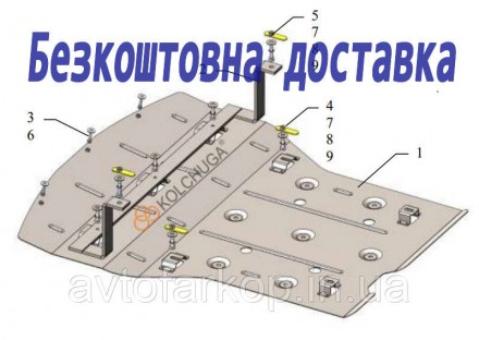 Защита двигателя для автомобиля:
BMW 3 Seria Е 90 (2005-2011) Кольчуга
	
	
	Защи. . фото 2