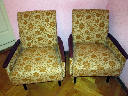 Два крісла, універсальні для спальні, кухні або дачі, у чудовому стані, без пошк. . фото 2