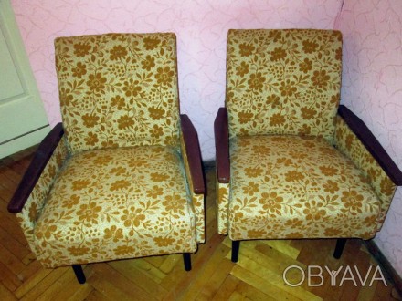 Два крісла, універсальні для спальні, кухні або дачі, у чудовому стані, без пошк. . фото 1