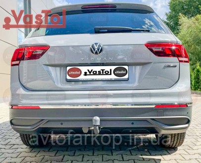 Фаркоп для автомобиля:
Volkswagen Tiguan (2015- ) VasTol
	Съемный шар C, диаметр. . фото 2