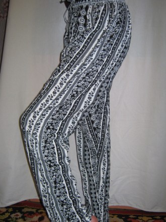  Летние брюки женские Fashion desigi размер XL/XXL указан, визуально 46-48. Цвет. . фото 7