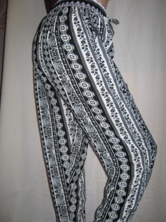  Летние брюки женские Fashion desigi размер XL/XXL указан, визуально 46-48. Цвет. . фото 6