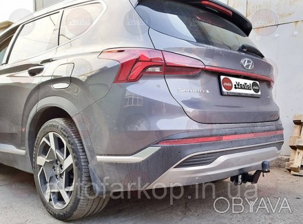 Фаркоп для автомобиля 
Hyundai Santa Fe (для авто з докаткою) (2020-) VasTol
	
	. . фото 1
