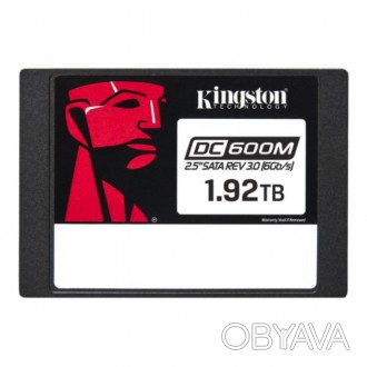 
Твердотільний накопичувач Kingston DC600M — це SSD четвертого покоління SATA 3.. . фото 1