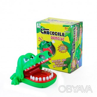 
Гра дитяча настільна "Крокодил-дантист" Відкрийте для себе веселу та захоплюючу. . фото 1