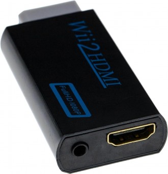 Адаптер Wii HDMI Converter, Адаптер HDMI, сумісний з ігровою консоллю Nintendo W. . фото 3