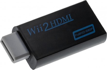 Адаптер Wii HDMI Converter, Адаптер HDMI, сумісний з ігровою консоллю Nintendo W. . фото 2