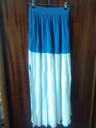 Продам длинную летнюю юбку, производство Турция. Длина юбки 95 см, талия на рези. . фото 5
