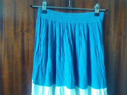 Продам длинную летнюю юбку, производство Турция. Длина юбки 95 см, талия на рези. . фото 3