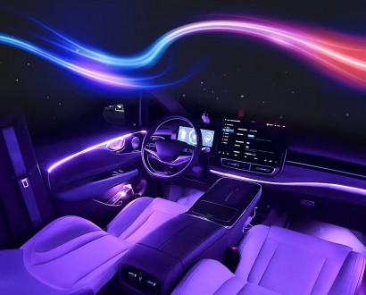 Подсветка салона авто Ambient light Rgb 18 в 1 многоцветная универсальная led по. . фото 5