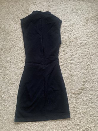 Чорне плаття фірми Bershka. Розмір XS. Плаття нове, не підійшов розмір. Довжина . . фото 3