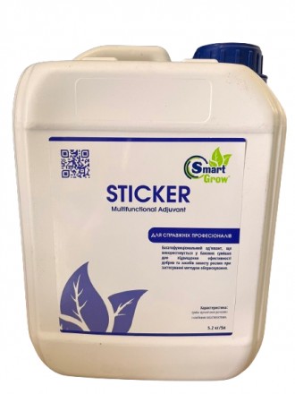 Жидкое удобрение Smart Grow Стикер 5л. Жидачев. фото 1 Жидкое удобрение Smart Grow Стикер 5л. Жидачев. фото 1