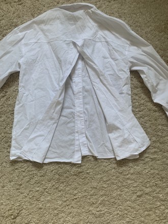 Біла жіноча сорочка фірми Tally Weiji. Стан ідеальний. Розмір XS-S. Довжина соро. . фото 5