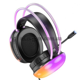 Hoco Rich W109 - це стильні геймерські навушники, що володіють ідеальним поєднан. . фото 3
