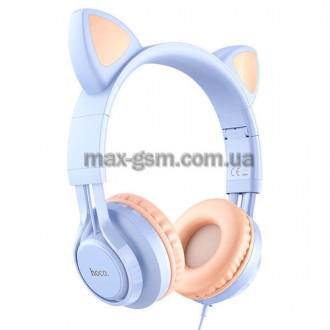Котячі вуха W36, навушники з мікрофоном, штекер 3,5 мм, кабель 1,2 м.
Характерис. . фото 2
