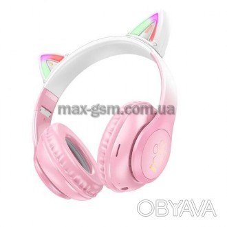 Hoco W42 "Cat Ear” – це не просто навушники, це навушники з надзвичайно симпатич. . фото 1