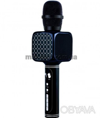 Мікрофон для караоке 2в1 бездротовий. Вокальний Magic Karaoke YS-69 колонка Blue. . фото 1