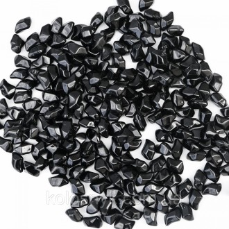Камінці декоративні FIRE GLASS - кристал чорні KratkiДекоративні скляні камені с. . фото 4
