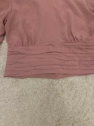 Блуза темно рожева . Розмір S-M. Стан чудовий. Довжина 41 см, ширина 36 см.,довж. . фото 4