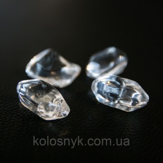 Декоративна галька FIRE GLASS - прозорий кристал KratkiДекоративні скляні камені. . фото 2