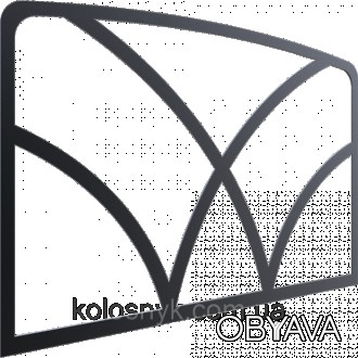 Декор для дверей KOZA K7 VV KratkiДекор для дверей "VV" для окремо стоячої печі . . фото 1