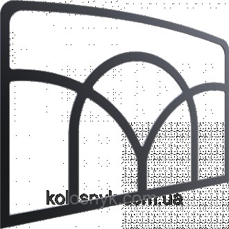 Декор для дверей KOZA K7 M KratkiДекор для дверей "M" для окремо стоячої печі KO. . фото 2