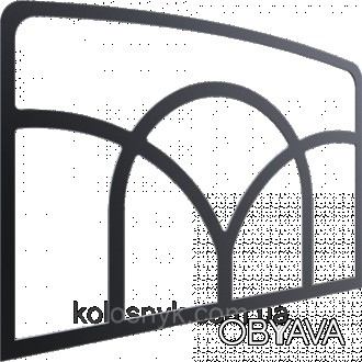 Декор для дверей KOZA K7 M KratkiДекор для дверей "M" для окремо стоячої печі KO. . фото 1