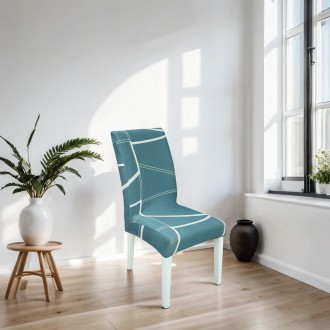 
Трикотажный цветной чехол для стула является идеальным аксессуаром для обустрой. . фото 3