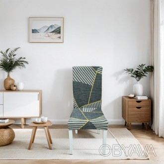 
Трикотажный цветной чехол для стула является идеальным аксессуаром для обустрой. . фото 1