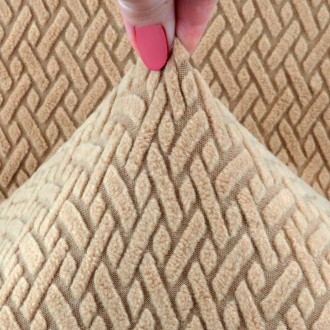 
Еластичний чехол для дивана из ткани Corn Fleece.Материал: Кукурузный флис со с. . фото 5
