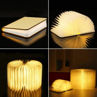 Настільна лампа - книга - Foldable Book Lamp Внесіть магію в своє життя за допом. . фото 7