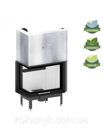 Каминная топка Hitze ALBERO AL16LG.H-BD Cтекло декор цельногнутое. Львов. фото 1