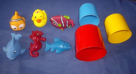 1) Корабель – іграшка для купання з аксесуарами- резинові та пластикові іг. . фото 6