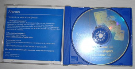 CD disk for PC Компьютерный диск Acronis 2002. . фото 5