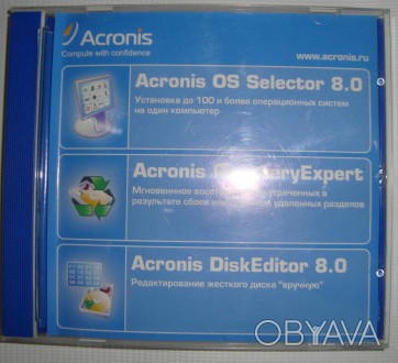 CD disk for PC Компьютерный диск Acronis 2002. . фото 1