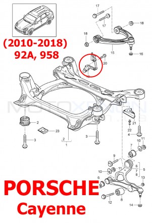 Датчик положення кузова в зборі Porsche Cayenne (датчик рівня полу, датчик крену. . фото 5