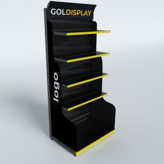 
Торговый стеллаж с боковинами, черный 900
Компания Goldisplay специализируется . . фото 2
