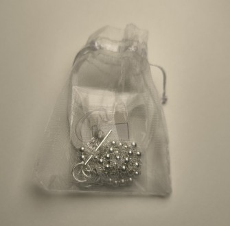 Жіночий браслет зі срібла з родієвим покриттям складається з шести ланцюжків та . . фото 6