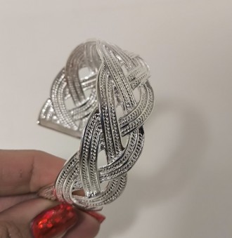 Женский браслет из стерлингового серебра 925 пробы с родиевым покрытием
Вес 9,18. . фото 4