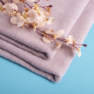 Махровое полотенце "Нежность" для сауны размером 100х150 см – это изысканный выб. . фото 6